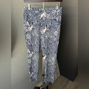 Lilly Pulitzer Luxletic Ankle Pants Size 8